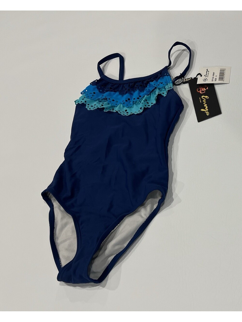 Envya Swimwear- girls one-piece swimsuit- size 6- New with tags